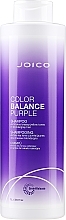 Оттеночный шампунь для нейтрализации желтизны для светлых и седых волос - Joico Color Balance Purple Shampoo — фото N3