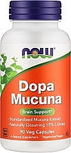 Харчова добавка "Мукуна пекуча", капсули - Now Foods Dopa Mucuna — фото N1