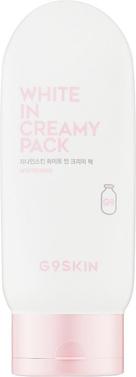 Маска для обличчя і тіла, освітлювальна  - G9Skin White In Creamy Pack