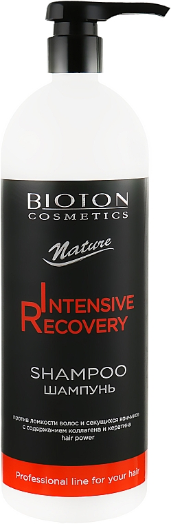 Шампунь для волосся - Bioton Cosmetics Nature Professional Intensive Recovery Shampoo