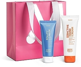 Духи, Парфюмерия, косметика Подарочный набор Winter Skin Essentials - Marie Fresh Cosmetics Gift Set Winter Skin Essentials (mask/100ml + h/cr/100ml)