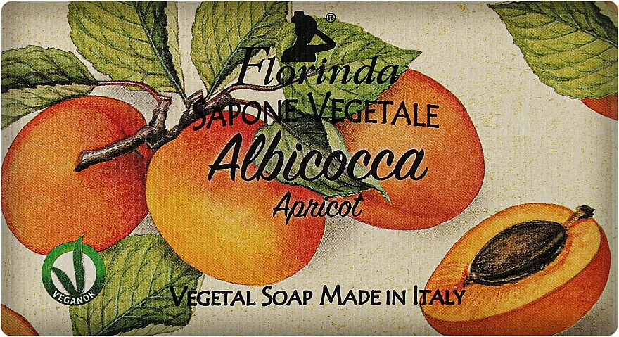 Мило натуральне "Абрикоса" - Florinda Apricot Natural Soap — фото N1