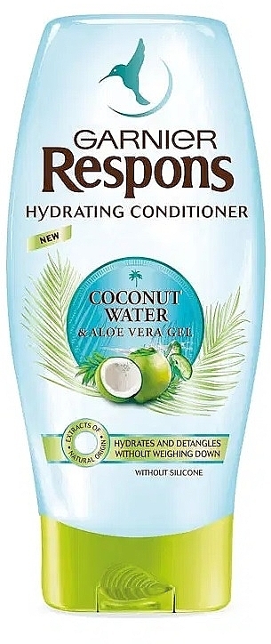 Кондиціонер для волосся - Garnier Respons Coconut Water & Aloe Vera Gel Hydrating Conditioner — фото N1