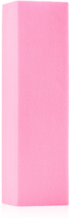 Баф 4-сторонній, 120/120, M-30, рожевий - Nails Molekula — фото N1