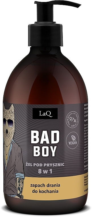 Гель для душа 8 в 1 "Bad Boy" - LaQ Shower Gel 8-in-1 — фото N1