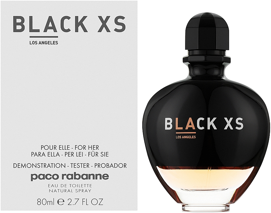 Paco Rabanne Black XS Los Angeles Women - Туалетная вода (тестер с крышечкой) — фото N2