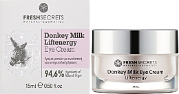 УЦЕНКА Крем для век против морщин "Лифтинг-эффект" - Madis Fresh Secrets Donkey Milk Liftenergy Eye Cream * — фото N2