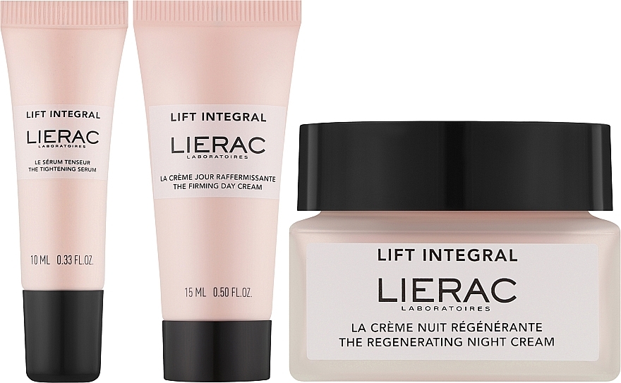 Набір - Lierac Lift Integral (night/cr/50ml + day/cr/15ml + serum/10ml) — фото N2