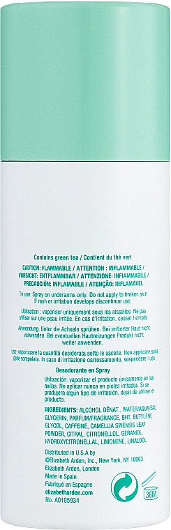Elizabeth Arden Green Tea Deodorant Spray - Дезодорант для тіла — фото N2