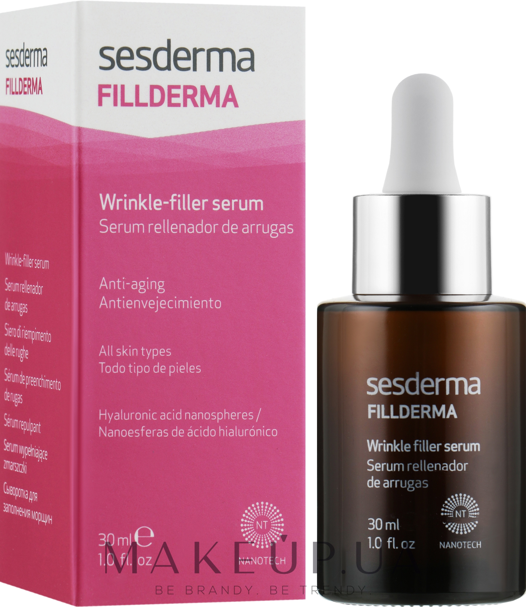 Сироватка проти зморщок - SesDerma Laboratories Fillderma Wrinkle Filler Serum — фото 30ml