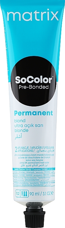 Рідка фарба для волосся - Matrix Socolor Beauty Ultra Blonde  — фото N2