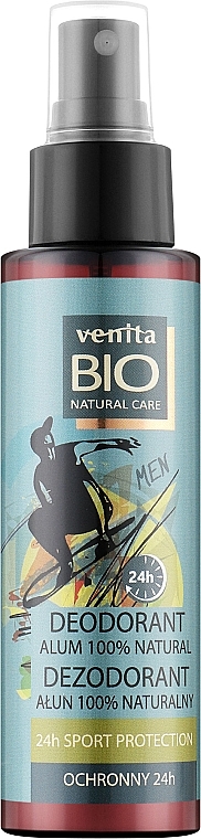 Дезодорант для чоловіків - Venita Bio Natural Care Men 24h Sport Protection Deo — фото N1