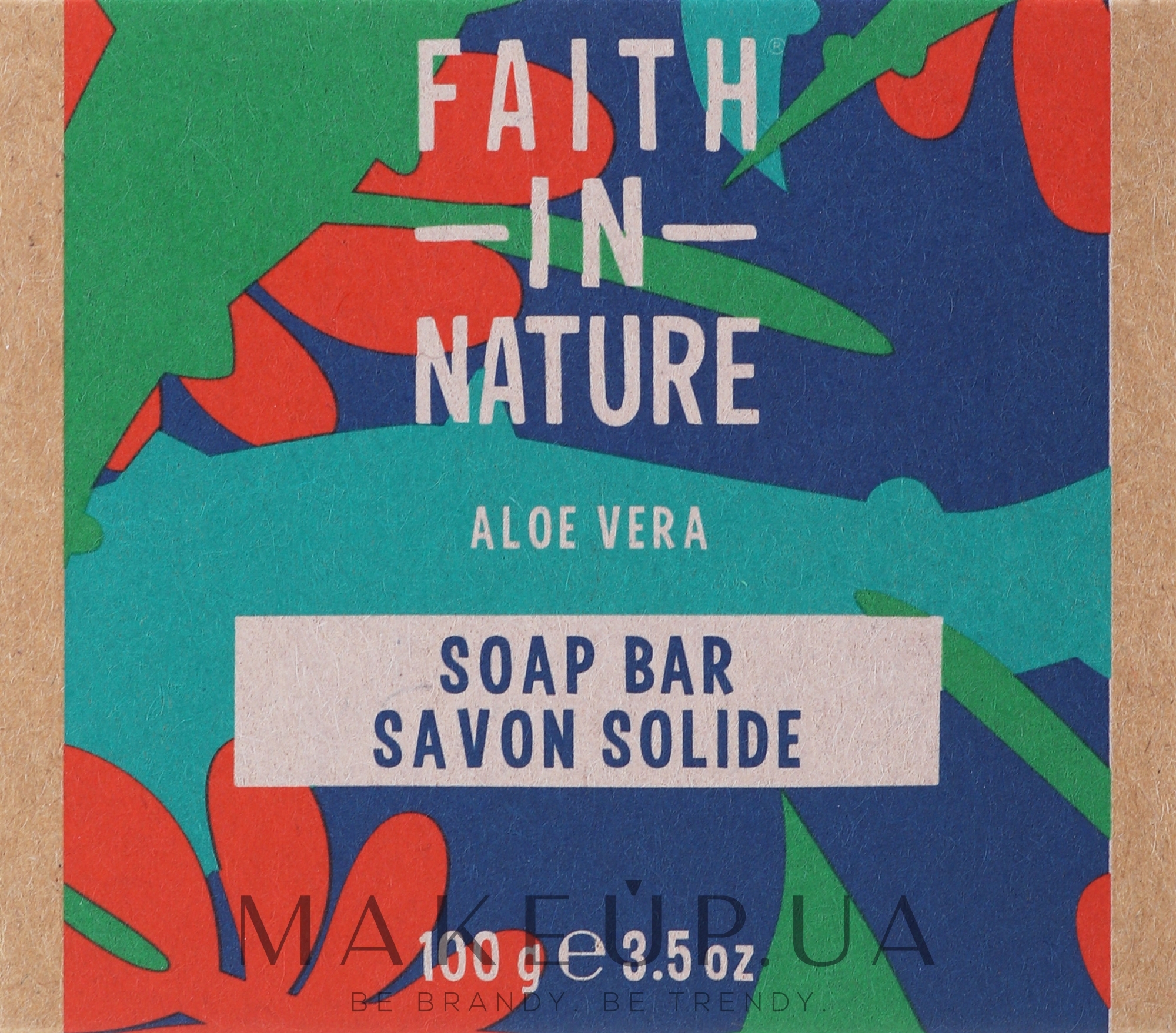 Мило для рук з алое вера - Faith In Nature Aloe Vera Soap — фото 100g