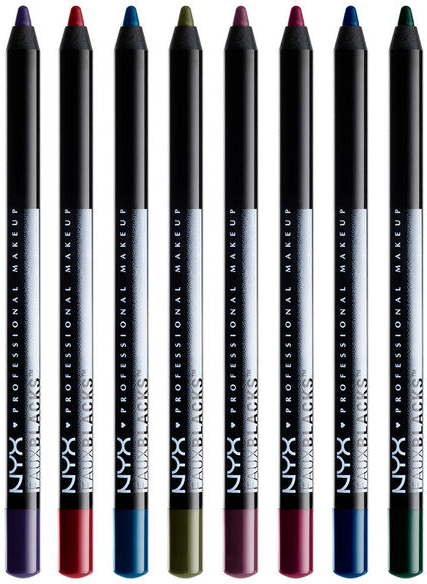 Стійкий олівець для контурів очей - NYX Professional Makeup Faux Blacks Eyeliner — фото N1
