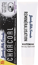 Відбілювальна зубна паста з вугіллям - Beverly Hills Formula Natural White Charcoal Whitening Toothpaste — фото N2