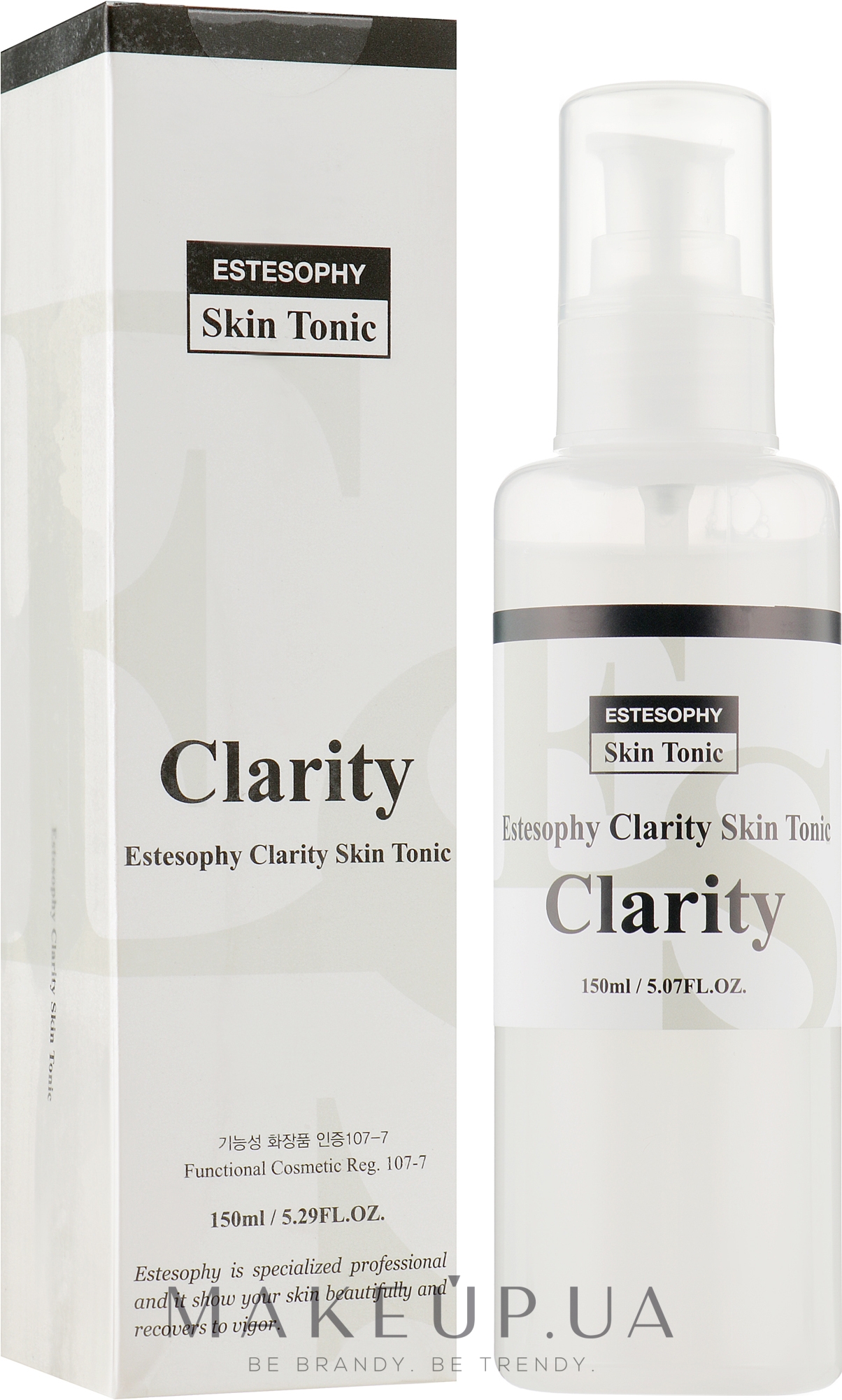 Тонік відбілювальний - Estesophy Skin Tonic Clarity — фото 150ml