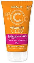 Ензимний скраб для обличчя - Gracja Vitamin C.E.B3 Peeling — фото N1