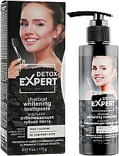 Угольная отбеливающая зубная паста - Detox Expert Charcoal Whitening Toothpaste — фото N1