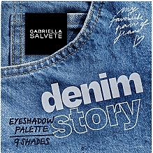 Палетка теней для век - Gabriella Salvete Denim Story Eyeshadow Palette  — фото N2