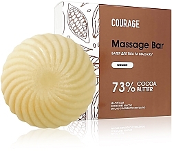 Баттер для тела и массажа - Courage Massage Bar Cocoa — фото N1