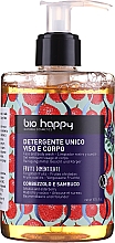 Парфумерія, косметика Гель для обличчя й тіла "Суничне дерево й бузина" - Bio Happy Arbutus & Elderberry Face & Body Wash