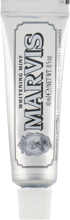 Зубная паста отбеливающая "Мята" - Marvis Whitening Mint Toothpaste (мини) — фото N1