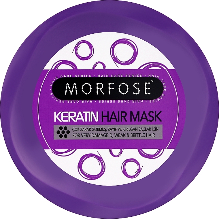 Маска для волос - Morfose Buble Keratin Hair Mask — фото N1