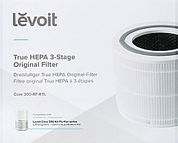 Фильтр для очистителя воздуха, 3-ступенчатый - Levoit Air Cleaner Filter Core 300 True HEPA 3-Stage Original Filter — фото N1