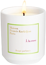 Maison Francis Kurkdjian À La Rose - Парфюмированная свеча — фото N1