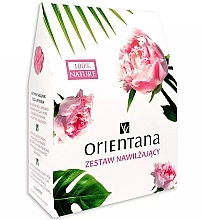 Парфумерія, косметика Набір - Orientana (b/oil/100g + f/tonik/100ml + eye/mask/1pads)