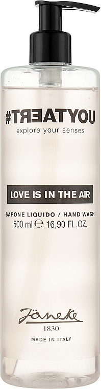 Рідке мило для рук - Janeke #Treatyou Love Is In The Air Hand Wash — фото N1