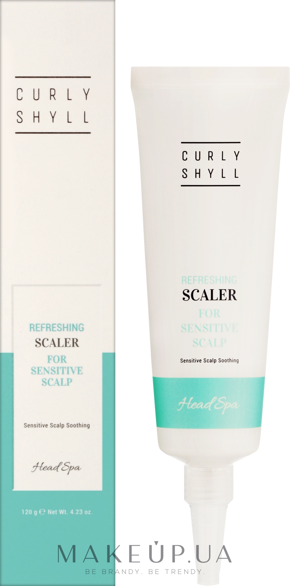 Очищаючий пілінг для чутливої шкіри голови - Curly Shyll Refreshing Scaler for Sensitive Scalp — фото 120ml