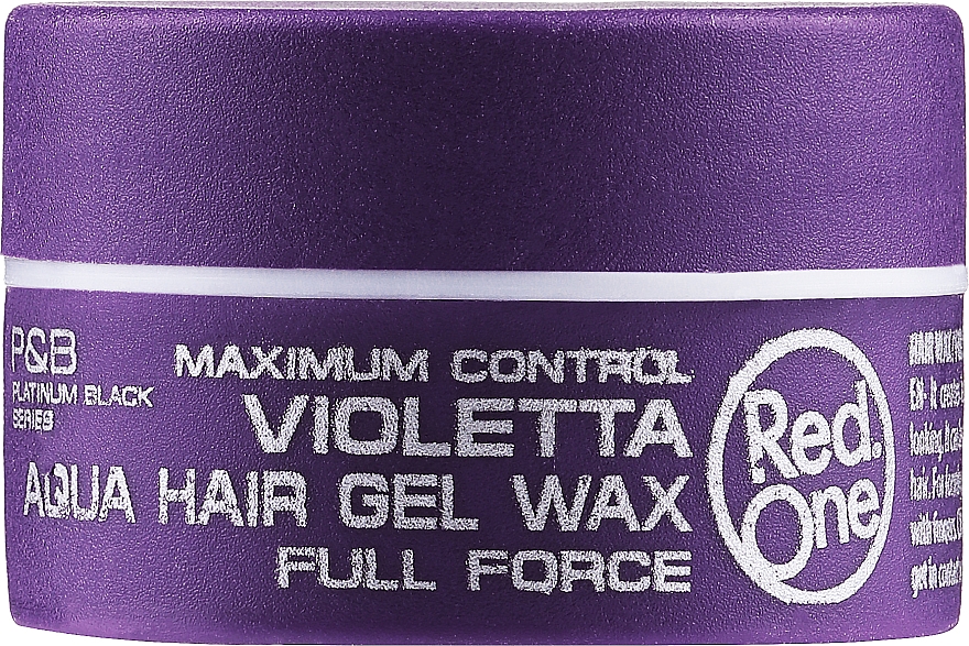 Воск для волос на водной основе - RedOne Aqua Hair Gel Wax Full Force Violetta — фото N3