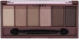 Парфумерія, косметика Палетка тіней для повік - LAMEL Make Up The Natural Dream Eyeshadow Palette