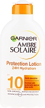 Духи, Парфюмерия, косметика Солнцезащитное молочко SPF 10 - Garnier Ambre Solaire Protection Lotion