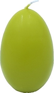 Декоративная свеча "Пасхальное яйцо", 8х11 см, зеленая - Admit — фото N1