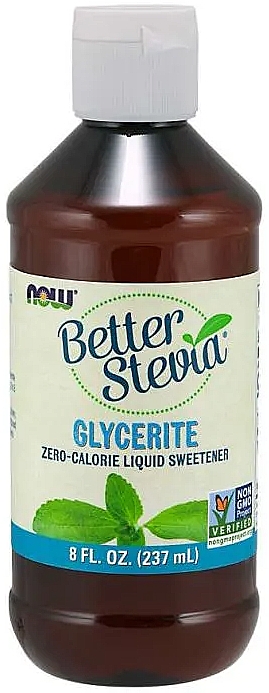 Жидкий подсластитель "Глицерит" - Now Foods Better Stevia Glycerite Liquid — фото N2