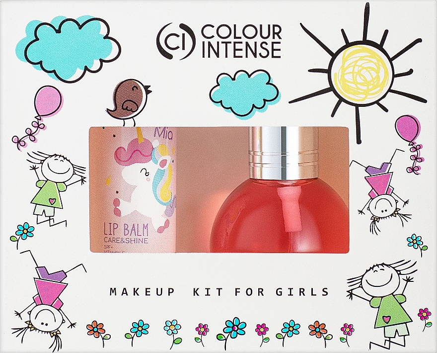 Colour Intense Makeup Kids For Girls - Набор (edt/15ml + lip/balm/5g) — фото N3