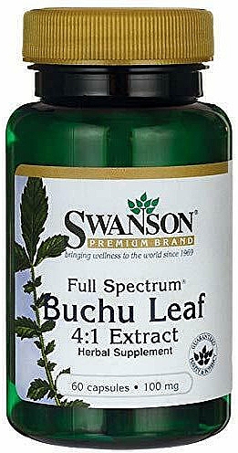 Травяная добавка "Бучу", 100 мг - Swanson Full Spectrum Buchu Leaf Extract — фото N2