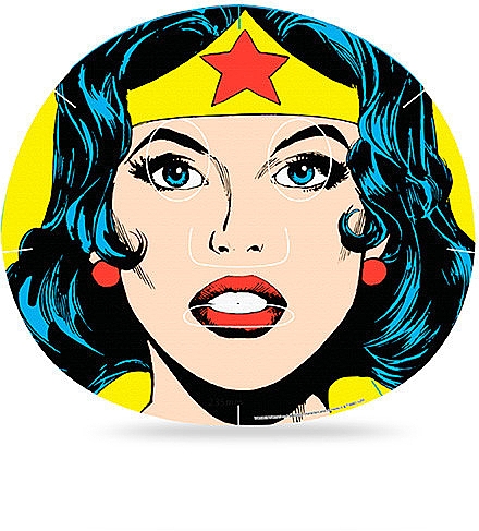 Тканинна маска для обличчя "Кавун" - Mad Beauty DC This Is A Job For Wonder Woman Face Mask — фото N2