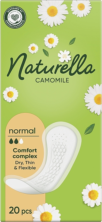 Щоденні прокладки, 20 шт. - Naturella Camomile Comfort Complex Normal — фото N2