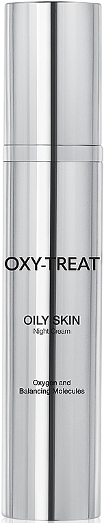 Нічний крем для жирної шкіри - Oxy-Treat Oily Skin Night Cream — фото N1