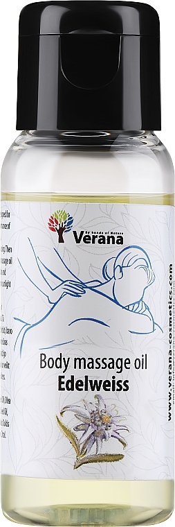 Массажное масло для тела "Edelweiss" - Verana Body Massage Oil  — фото N1