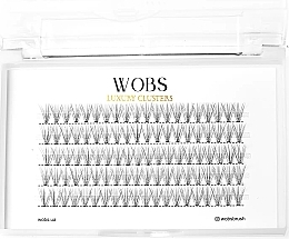 Духи, Парфюмерия, косметика Накладные пучковые ресницы, 5 лент, 10mm - Wobs Crease cross 10D 0.07