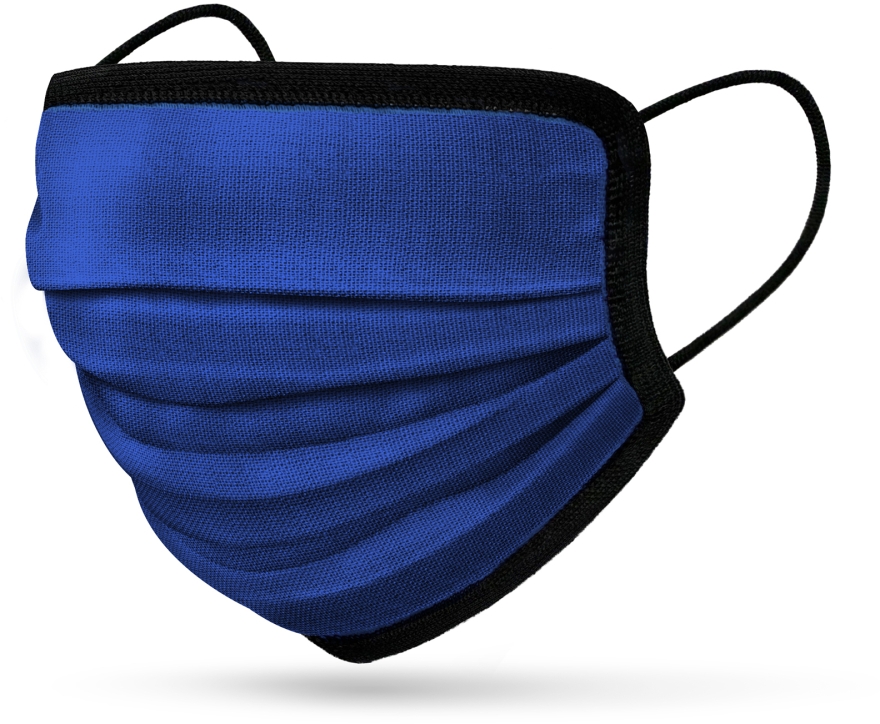 Багаторазова 6-шарова маска, синя - RiMAR — фото N1