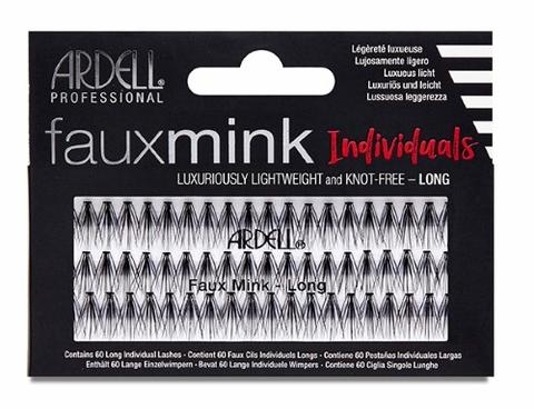 Накладні вії - Ardell Faux Mink Individuals Knot Free Long Black — фото N1