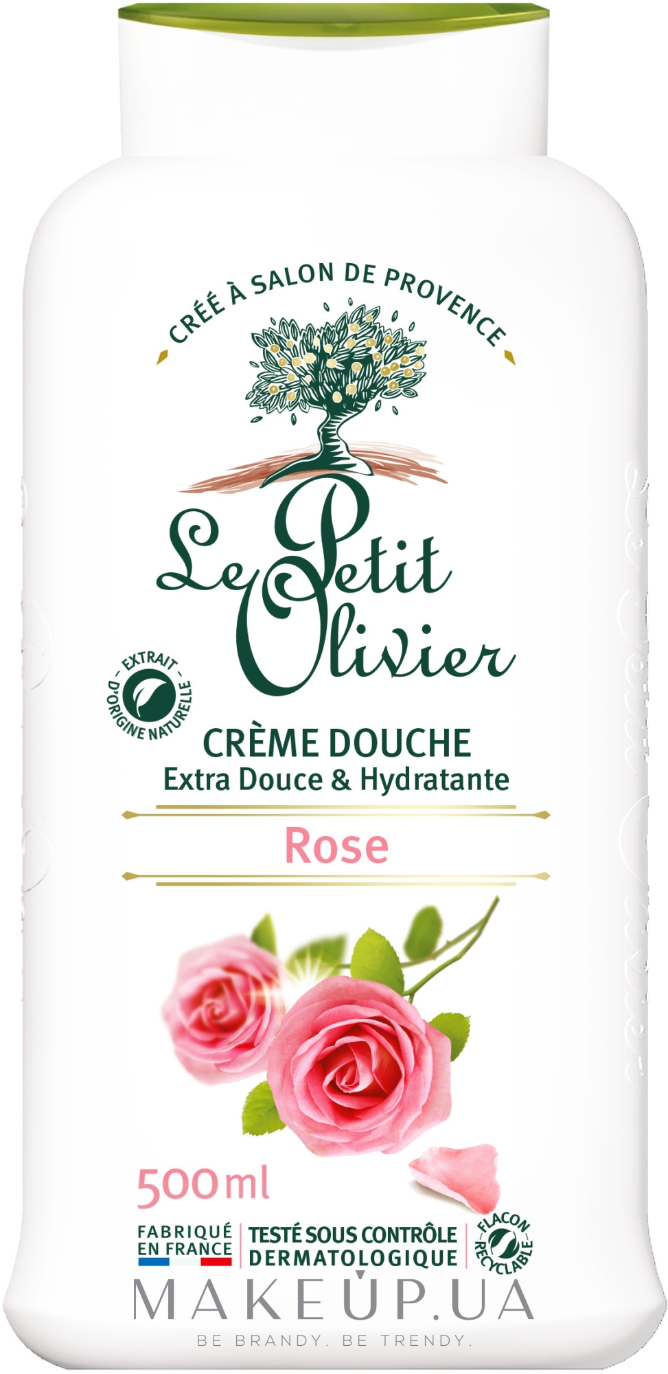 Крем для душу Троянда - Le Petit Olivier Extra Gentle Shower Cream Rose — фото 500ml