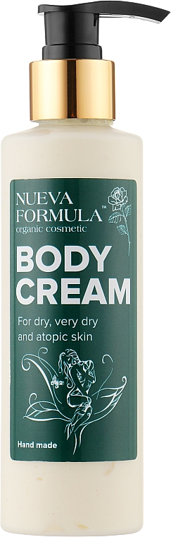 Липидовосстанавливающий крем для сухой и атопической кожи с омега 3-6-9 кислотами - Nueva Formula Body Cream — фото N2
