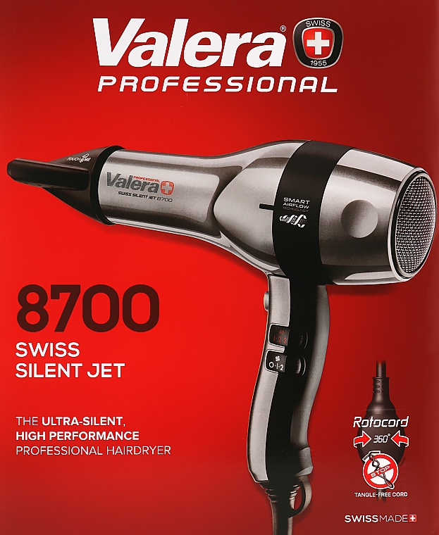 Професійний фен з іонізацією - Valera Swiss Silent Jet 8700 — фото N3