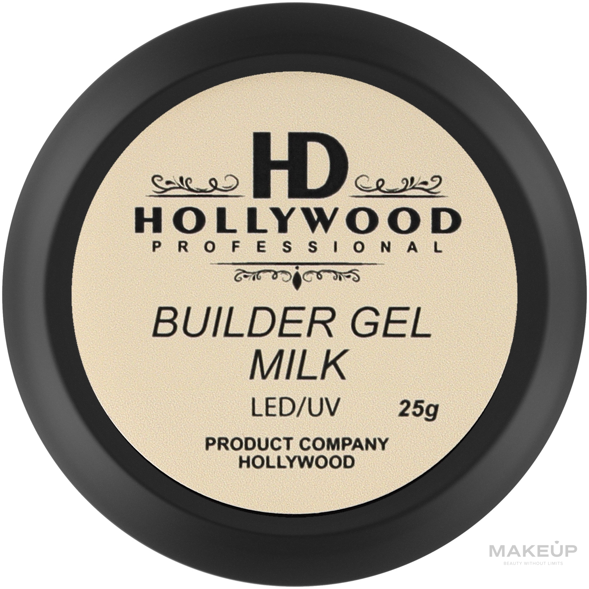 Гель конструювальний - HD Hollywood Builder Gel Milk — фото 25ml